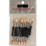 Buy Ministry of Makeup Double Ended Sponge Brush EyeShadow Applicator Brush 10 pcs colour/shape/size may vary - Purplle