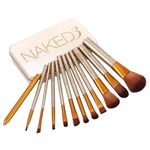 Buy Ministry of Makeup Naked 3 Makeup Brushes MMB-30 - Set of 12 colour/shape/size may vary - Purplle