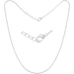Buy Srikara Alloy Rhodium Plated CZ/AD Charming Heart Shape Fashion Jewelry Pendant - SKP1308R - Purplle