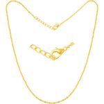 Buy Srikara Alloy Gold Plated CZ / AD Markis Studded Fashion Jewellery Pendant Chain - SKP2648G - Purplle