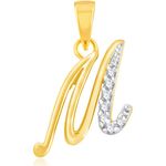 Buy Srikara Alloy Gold Plated CZ / AD Fashion Jewellery Pendant with Chain - SKP1107G - Purplle