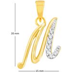 Buy Srikara Alloy Gold Plated CZ / AD Fashion Jewellery Pendant with Chain - SKP1107G - Purplle