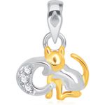 Buy Srikara Alloy Gold Plated CZ/AD Initial Letter C Fashion Jewellery Pendant Chain - SKP1575G - Purplle