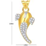 Buy Srikara Alloy Gold Plated CZ / AD Muktidaya Fashion Jewellery Pendant with Chain - SKP1601G - Purplle