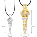 Buy Srikara Alloy Gold Plated AD Bajrangi Bhaijaan Combo Fashion Jewelry Pendant Set - SKCOMBO1251G - Purplle
