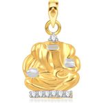 Buy Srikara Alloy Gold Plated CZ / AD Bhupati Fashion Jewellery Pendant with Chain - SKP1613G - Purplle