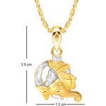 Buy Srikara Alloy Gold Plated CZ/AD Ganesh With Lord Shankar Fashion Jewelry Pendant - SKP1381G - Purplle