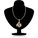 Buy Srikara Alloy Gold Plated CZ / AD Fashion Jewellery Pendant with Chain - SKP1125G - Purplle