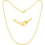 Buy Srikara Alloy Gold Plated CZ / AD Fashion Jewellery Pendant with Chain - SKP1008G - Purplle