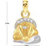 Buy Srikara Alloy Gold Plated CZ/AD Ballaleshwar Fashion Jewelry Pendant with Chain - SKP1611G - Purplle