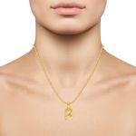 Buy Srikara Alloy Brass Gold Plated CZ Initial "H" Alphabet Fashion Jewelry Pendant - SKP2809G - Purplle