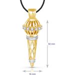 Buy Srikara Alloy Gold Plated CZ/AD Bajrangi Bhaijaan Fashion Jewelry Pendant Chain - SKP1426G - Purplle
