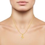 Buy Srikara Alloy Brass Gold Plated CZ Initial "P" Alphabet Fashion Jewelry Pendant - SKP2817G - Purplle