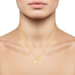 Buy Srikara Alloy Couple Heart Single CZ / AD Fashion Jewellery Pendant with Chain - SKP2840G - Purplle