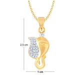 Buy Srikara Alloy Gold Plated CZ / AD Fashion Jewellery Pendant Set with Chain - SKCOMBO1274G - Purplle
