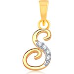Buy Srikara Alloy Gold Plated CZ / AD Fashion Jewellery Pendant with Chain - SKP1112G - Purplle