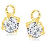 Buy Srikara Alloy Gold Plated CZ / AD Modish Art Fashion Jewellery Pendant Set Chain - SKVKPS1118G - Purplle