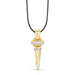 Buy Srikara Alloy Gold Plated CZ/AD Bajrangi Bhaijaan Fashion Jewelry Pendant Chain - SKP1427G - Purplle