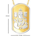 Buy Srikara Alloy Gold Plated CZ / AD Vighneshwar Fashion Jewelry Pendant with Chain - SKP2045G - Purplle
