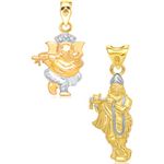 Buy Srikara Alloy Gold Plated CZ / AD Fashion Jewellery Pendant Set with Chain - SKCOMBO1272G - Purplle