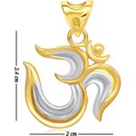 Buy Srikara Alloy Gold Plated CZ / AD Fashion Jewellery Pendant Set with Chain - SKCOMBO1278G - Purplle