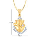 Buy Srikara Alloy Gold Plated CZ / AD Fashion Jewellery Pendant Set with Chain - SKCOMBO1270G - Purplle