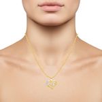 Buy Srikara Alloy Gold Plated LOVE Heart AD/CZ Studded Fashion Jewelry Pendant - SKP2845G - Purplle