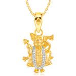 Buy Srikara Alloy Brass Gold Plated CZ/AD Tirupati Balaji Fashion Jewelry Pendant - SKP3000G - Purplle