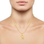 Buy Srikara Alloy Brass Gold Plated CZ Initial "Q" Alphabet Fashion Jewelry Pendant - SKP2818G - Purplle