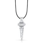 Buy Srikara Alloy Rhodium Plated CZ / AD Bajrangi Bhaijaan Fashion Jewellery Pendant - SKP1424R - Purplle