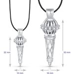 Buy Srikara Alloy Rhodium Plated CZ/AD Bajrangi Bhaijaan Combo Fashion Jewelry Pendant Set - SKP1425R - Purplle