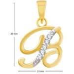 Buy Srikara Alloy Gold Plated CZ / AD Fashion Jewellery Pendant with Chain - SKP1098G - Purplle