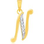 Buy Srikara Alloy Gold Plated CZ / AD Fashion Jewellery Pendant with Chain - SKP1108G - Purplle