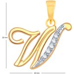 Buy Srikara Alloy Gold Plated CZ / AD Fashion Jewellery Pendant with Chain - SKP1116G - Purplle