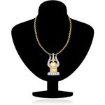 Buy Srikara Alloy Gold Plated CZ / AD Fashion Jewellery Pendant with Chain - SKP1134G - Purplle