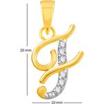 Buy Srikara Alloy Gold Plated CZ / AD Fashion Jewellery Pendant with Chain - SKP1102G - Purplle