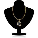 Buy Srikara Alloy Gold Plated CZ / AD Fashion Jewellery Pendant with Chain - SKP1133G - Purplle