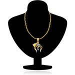 Buy Srikara Alloy Gold Plated CZ / AD Fashion Jewellery Pendant with Chain - SKP1121G - Purplle