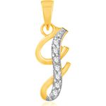 Buy Srikara Alloy Gold Plated CZ / AD Fashion Jewellery Pendant with Chain - SKP1105G - Purplle