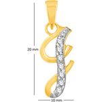 Buy Srikara Alloy Gold Plated CZ / AD Fashion Jewellery Pendant with Chain - SKP1105G - Purplle