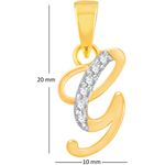Buy Srikara Alloy Gold Plated CZ / AD Fashion Jewellery Pendant with Chain - SKP1103G - Purplle