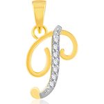 Buy Srikara Alloy Gold Plated CZ / AD Fashion Jewellery Pendant with Chain - SKP1109G - Purplle