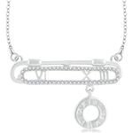Buy Srikara Brass Alloy Rhodium Plated CZ/AD Circle of Life Fashion Jewelry Pendant - SKP3245R - Purplle