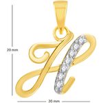 Buy Srikara Alloy Gold Plated CZ / AD Fashion Jewellery Pendant with Chain - SKP1104G - Purplle