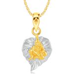 Buy Srikara Alloy Brass Gold Plated CZ/AD Sai Baba Fashion Jewellery Pendant Chain - SKP3150G - Purplle