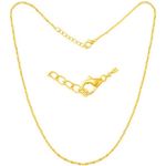 Buy Srikara Brass Alloy Gold Plated CZ / AD Fashion Jewellery Pendant with Chain - SKCOMBO1721G - Purplle