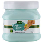 Buy Zerb Foot Spa Cream Enriched With Aloe Vera And Natural Extract Helps To Removes Oil Dirt Tan And Exfoliates Skin - Pack Of 2 - (200 g) Each - Purplle