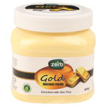 Buy Zerb Combo Pack Of Gold Facial Kit (500 g) - Set Of Face Scrub, Gel, Massage Cream, Mask - Purplle
