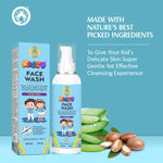 Buy Mom & World Kids Face Wash Tear Free (120 ml) (No SLS, Paraben) - With Argan OIl, Aloevera - Purplle