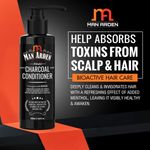 Buy Man Arden Activated Charcoal Cream Conditioner, Charged with Menthol (200 ml) - Deep Conditioner for Damaged & Dry Hair, Nourishes Scalp, Removes Residue Buildup - Purplle